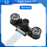 Raspberry Pi 4 Camera 5MP Night Vision 1080P Optional Wide Angle Fisheye IR-CUT Camera FF AF for Raspberry Pi 4B 3B+ 3B Zero thumbnail