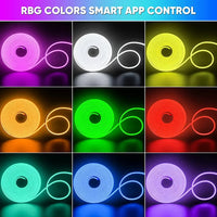 RGB Neon LED Strip 1/2/3/5M IP65 Waterproof DIY USB Neon Strip Tuya App Remote Control Flexible Ribbon for Home Decor Lighting thumbnail