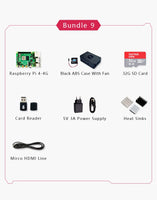 Official Original Raspberry Pi 4 Model B Dev Board Kit RAM 2G 4G 8G 4 Core CPU 1.5Ghz 3 Speeder Than Pi 3B+ thumbnail