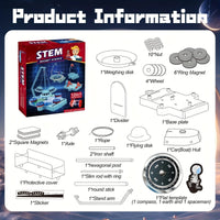 STEM Physics Kit – 12-in-1 Anti-Gravity Magnetic Levitation Set, Science Toys for Teens | Birthday & Eid Gift Magnetic Toy Set thumbnail