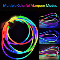5V USB RGBIC Neon LED Strip Lights with Bluetooth APP Control Music Sync Waterproof Flexible Tape for Gaming Room Party Decor thumbnail
