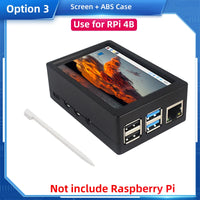 Raspberry Pi 3.5 Touch Screen 480*320 LCD TFT Display Optional ABS Metal Case Cooling Fan for Raspberry Pi 4 Model B or 3B+ 3B thumbnail