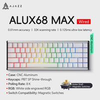 AJAZZ AK680 MAX Magnetic Switch Mechanical Keyboard 60% Rapid Trigger 0.01mm 8K/1K Return 68 keys Wired/Wireless Gaming Keybaord thumbnail