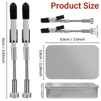 NEWACALOX Soldering Helping Hands 4 Magnetic Universal Flexible Arm Welding Assistant PCB Clamp Thir Hand Welding Repair Tools thumbnail