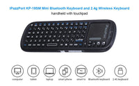 iPazzPort Mini Bluetooth＆ 2.4GHz Wireless Keyboard with Touchpad MouseCombo for Android TV Box/PC/Tablet/PS4/Raspberry Pi 3/HTPC thumbnail