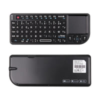 Backlit Mini Wireless Keyboard French Azerty Spanish In Russian Language With Touchpad N Air Mouse For PC Smart TV Box RGB Kit thumbnail