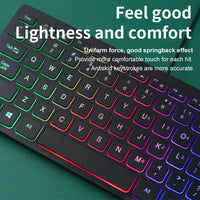 M70 Slim Keyboard Wired, APAYADO Mini Dazzling Color Keyboard, Character Translucent Keycaps, Bass Click, RGB thumbnail