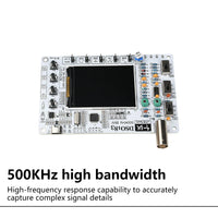 DC 5V DSO183 Digital Oscilloscope DIY Loose Parts Teaching Practical Training Electronic Production Kit 0-500KHz TypC Interface thumbnail
