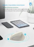 Original ihoyi Wireless Mouse Vertical Wired USB Mouse Ergonomic Luminous 2.4G Mute Photoelectric Bluetooth Game Mouse thumbnail