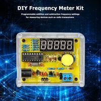 1Hz-50MHz Crystal Oscillator Frequency Counter Tester 5 Digits Display Digital Frequency Counter Module with Shell Case DIY Kits thumbnail