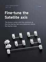 AULA F87 Pro Mechanical Keyboard 2.4g/Usb/Bluetooth Tri Mode Wireless 87 Key Rgb Pbt Gasket 5 Layer Silencing Full Key No Impact thumbnail