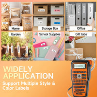 E1000 PRO Portable Printer Label Maker Tze-231 Label Printer Tape Keyboard Symbol Industrial Printer Work with Heat Shrink Tubes thumbnail
