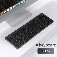 Wireless Keyboard Mouse Bluetooth 5.0 2.4G Combo Rechargeable Full Size Wireless Keyboard For Notebook Laptop Tablet iPad PC thumbnail