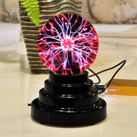 3/4/5/6 Inch Magic Plasma Ball Lamp LED Atmosphere Night Light Only Touch Sensitive Glass Plasma Light Bedroom Decor Kids Gifts thumbnail