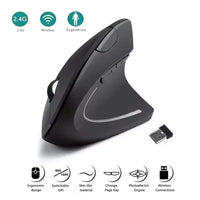 Vertical Mouse Ergonomic 2.4GHz Wireless Optical Mice 3 Adjustable DPI 800/1200/1600 6 Buttons for Laptop PC Computer Desktop thumbnail