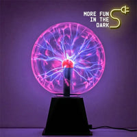 3/4/5/6 Inch Magic Plasma Ball Lamp LED Atmosphere Night Light Only Touch Sensitive Glass Plasma Light Bedroom Decor Kids Gifts thumbnail