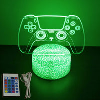 NEON GAMER 3D Lamp LED Night Light Gaming Setup RGB Children's Lamps Gamer Room Decoration Bedroom Table Lamp Personalized Gifts thumbnail