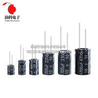 Aluminum Electrolytic Capacitor 10V 16V 25V 35V 50V 400V 450V 470UF 100UF 220UF 330UF 470UF 680UF 1000UF 47UF 10UF 22UF 0.47UF thumbnail