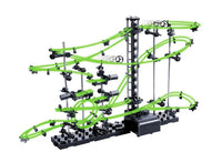 Marble Run Maze Race Track Games Luminous Spacerail Roller Coaster Level 2 3 4 Electric Elevator Model Education Science Toy thumbnail