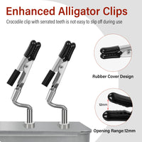 NEWACALOX Soldering Helping Hands 4 Magnetic Universal Flexible Arm Welding Assistant PCB Clamp Thir Hand Welding Repair Tools thumbnail