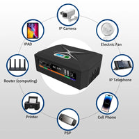 Mini Ups Power Bank Ups 100w 48000mah 5v 9v12v 24v Mini Ups with 12hr Backup Time Uninterruptible Power Supply Poe Dc Power thumbnail