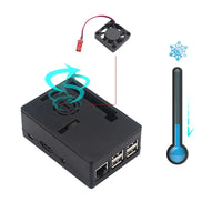 Raspberry Pi 3B Plus Case Plastic ABS Case Shell Box Optional Cooling Fan for Raspberry Pi 3B+/3B Use with 3.5 Inch Screen thumbnail