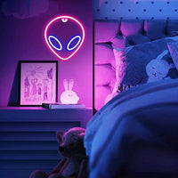 USB/Battery LED Neon Lights Sign for Wall Art Decor Heart Gaming Bar Bedroom Decoration Hanging Neon Sign Party Alien Night Lamp thumbnail