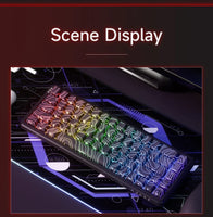 AJAZZ AK680 MAX Magnetic Switch Mechanical Keyboard 60% Rapid Trigger 0.01mm 8K/1K Return 68 keys Wired/Wireless Gaming Keybaord thumbnail