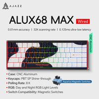 AJAZZ AK680 MAX Magnetic Switch Mechanical Keyboard 60% Rapid Trigger 0.01mm 8K/1K Return 68 keys Wired/Wireless Gaming Keybaord thumbnail