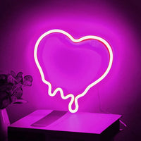 USB/Battery LED Neon Lights Sign for Wall Art Decor Heart Gaming Bar Bedroom Decoration Hanging Neon Sign Party Alien Night Lamp thumbnail