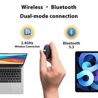 Trackball Ring Mouse Wireless Dual Mode Bluetooth E-Book Page Flipping Air Mouse Short Video for Pc Tablet IOS Smart Car PPT thumbnail
