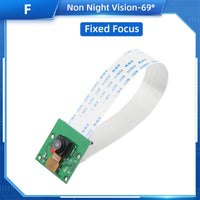 Raspberry Pi 4 Camera 5MP Night Vision 1080P Optional Wide Angle Fisheye IR-CUT Camera FF AF for Raspberry Pi 4B 3B+ 3B Zero thumbnail