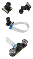 Raspberry Pi 4 Camera 5MP Night Vision 1080P Optional Wide Angle Fisheye IR-CUT Camera FF AF for Raspberry Pi 4B 3B+ 3B Zero thumbnail