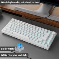 AJAZZ AK820 / AK820Pro Gaming Mechanical Keyboard 75% 82 Keys Wired Single Mode/Bluetooth Wireless Gamer Keyboard for Laptop PC thumbnail