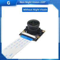 Raspberry Pi 4 Camera 5MP Night Vision 1080P Optional Wide Angle Fisheye IR-CUT Camera FF AF for Raspberry Pi 4B 3B+ 3B Zero thumbnail