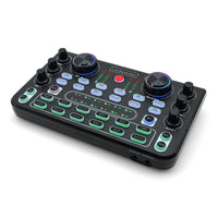 HD X60 Sound Card English Version Professional Sound Cards Audio Mixer For Karaoke Broadcast KTV Singing Live Sound Mixer thumbnail