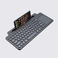 Bluetooth Keyboard 2.4G Wireless Keyboard with Touchpad Card Slot Keyboard For Laptop Tablet Android IOS Ipad Gaming Keyboard thumbnail