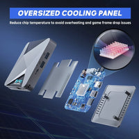 KINHANK Retro Video Game Console Super Console X2 Pro with 90000 Video Games for PS1/DC/MAME/SS with Gamepad Kid Gift Game Box thumbnail