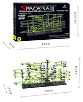 Marble Run Maze Race Track Games Luminous Spacerail Roller Coaster Level 2 3 4 Electric Elevator Model Education Science Toy thumbnail