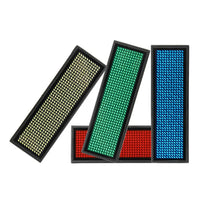 LED Mini Digital Display Screen Programmable Rechargeable Scrolling Name Message Tag Badge Sign 15 Display Language Nameplate thumbnail