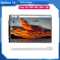 Raspberry Pi 3.5 Touch Screen 480*320 LCD TFT Display Optional ABS Metal Case Cooling Fan for Raspberry Pi 4 Model B or 3B+ 3B thumbnail