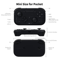 AceGamer Wireless Pocket Controller for Switch/Switch2/Android/iOS/PC/Steamdeck Bluetooth Gamepad with 6-axis Gyroscope Joystick thumbnail