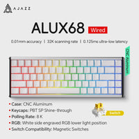 AJAZZ AK680 MAX Magnetic Switch Mechanical Keyboard 60% Rapid Trigger 0.01mm 8K/1K Return 68 keys Wired/Wireless Gaming Keybaord thumbnail
