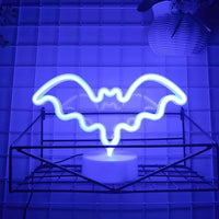 Halloween Led Neon Sign, Party Wall Art Decoration, Horror Atmosphere, Signature Neon Pendant, Room Night Light, USB or Battery Powered thumbnail