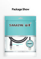 SAMZHE Slim Cat6A RJ45 Internet Cable High Speed 10Gbps 31AWG Support Cat8 Cat7 Network LAN Computer Patch Cable for PC & Gaming thumbnail