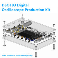DC 5V DSO183 Digital Oscilloscope DIY Loose Parts Teaching Practical Training Electronic Production Kit 0-500KHz TypC Interface thumbnail