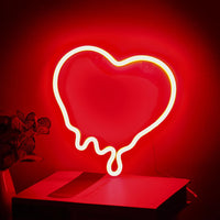USB/Battery LED Neon Lights Sign for Wall Art Decor Heart Gaming Bar Bedroom Decoration Hanging Neon Sign Party Alien Night Lamp thumbnail