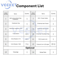 Xmas Tree DIY Kits RGB LED Flashing Tree DIY Kits Electronics Soldering Colorful 3D for Soldering Practice Learning thumbnail