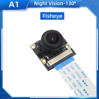 Raspberry Pi 4 Camera 5MP Night Vision 1080P Optional Wide Angle Fisheye IR-CUT Camera FF AF for Raspberry Pi 4B 3B+ 3B Zero thumbnail