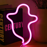 Halloween Led Neon Sign, Party Wall Art Decoration, Horror Atmosphere, Signature Neon Pendant, Room Night Light, USB or Battery Powered thumbnail